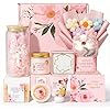 Gifts for Women, 9pcs Happy Birthday Gifts for Women, Christmas Ideas Mothers Day Gift Baskets Unique Rose Self Care Set Valentines Day Gift for Her Mom Sister Wife Friend Friendship Teacher