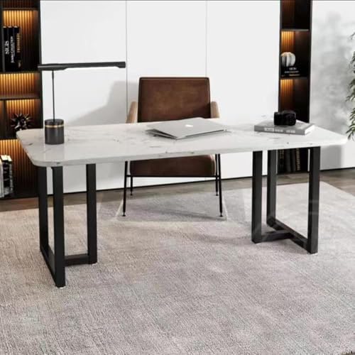 Yahpetes Table Legs 2Pcs Heavy Duty Desk Legs 28" X 24" Cast Iron Furniture Legs Black DIY Industrial Bench Legs Coffee Table Legs for Living Room and Kitchen by Yahpetes - Image 9