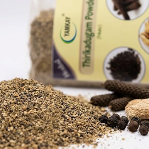 Image of Yamkay Thirikadugam Trikatu Churna Thirukaduga Trikatu Churna Katutraya Churna Powder (500 GM)