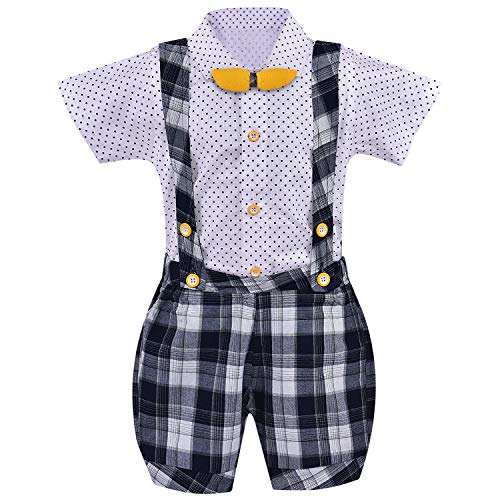 Image of Wish Karo Baby Boys Dungaree Dress for Baby Boys and Girls-(bt13)