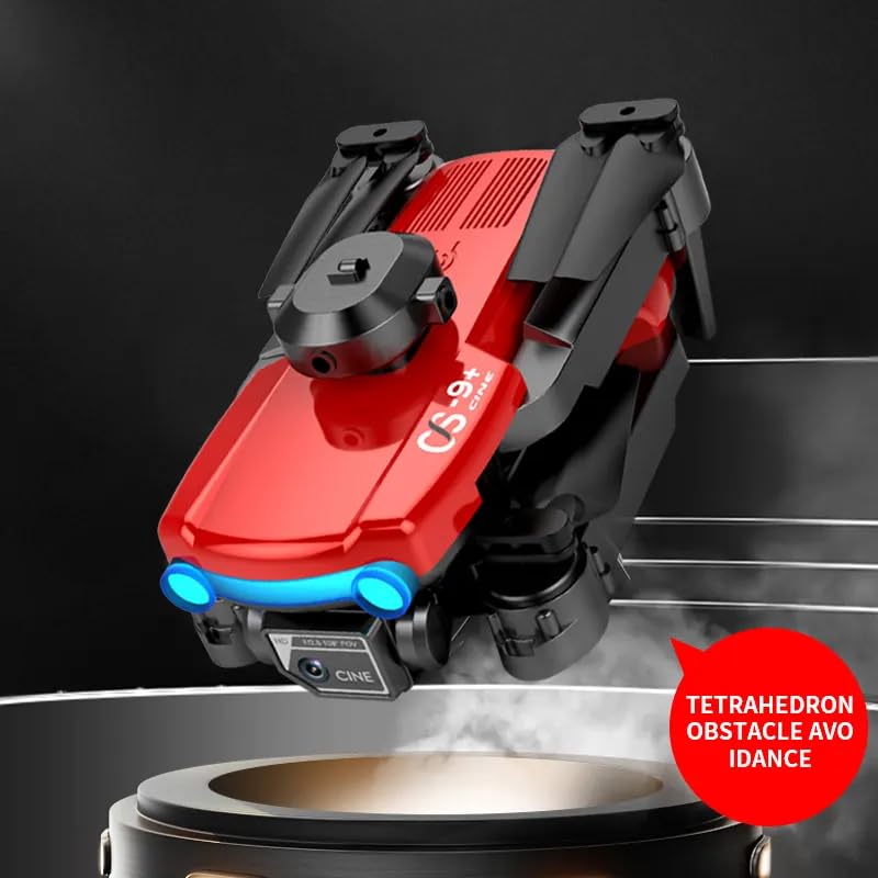 Image of FITIJA-Drone-with-4K-Camera-WiFi-FPV-1080P-HD-Dual-Foldable-RC-Drone-Altitude-Hold-Headless-Mode-Visual-Positioning-Auto-Return-App-Control-Multicolor-4 (D13)