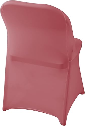 Vista 19 de Fundas de elastano para silla, 12 unidades, protector lavable, fundas de silla plegables para sala de estar, fiesta, banquete, boda, hotel Esmeralda