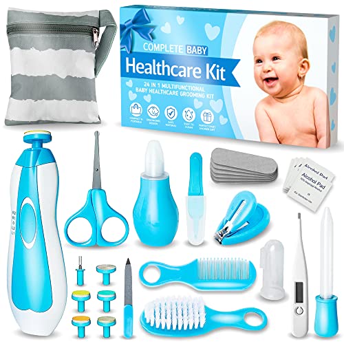 Image of Baby Care kit Set 24pcs (Blue)