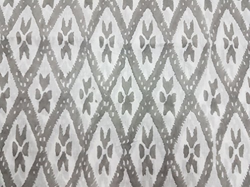 Tissu pour robe d'été en coton de Jaipur avec housse de canapé