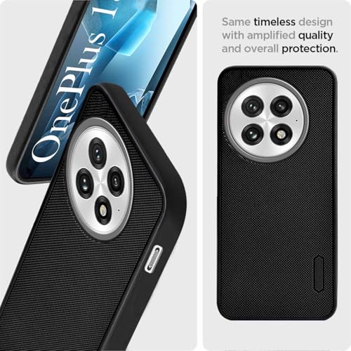 Image of Jkobi Back Cover Case for OnePlus 13 (Textured Grip Design | Micro-Fiber Cloth Inside | Slim and Light Weight | Soft Touch and Feel | Black)
