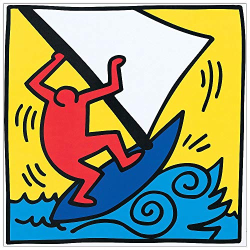 Cadre multicolore Keith Haring pour dynamiser une chambre - 2
