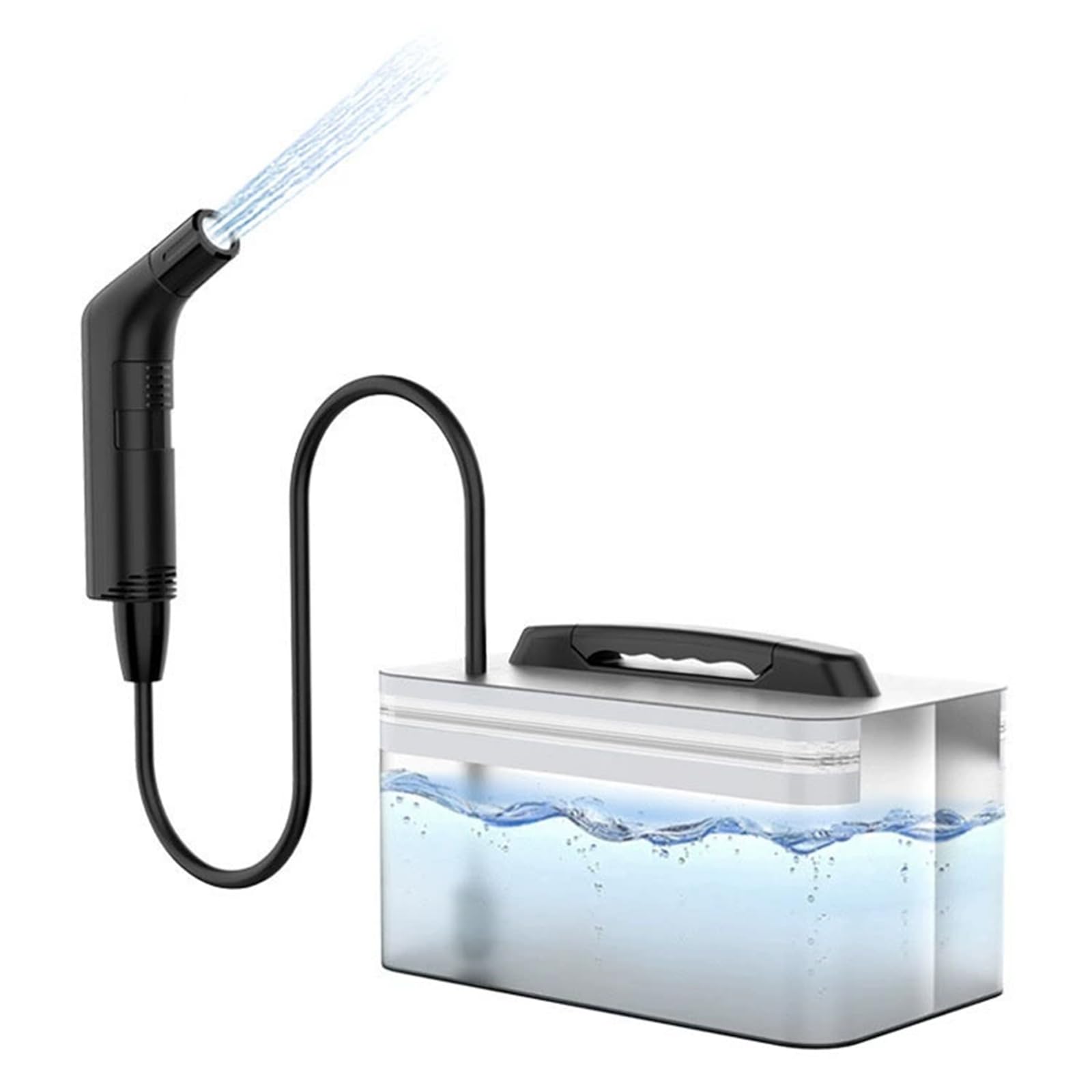 Portable Bidet, 2.3L Travel Bidet, Electric Bidet Spray, Rechargeable Handheld Toilet Bidet with Tank for Outdoor Camping, Muslim Shower Spray Clean for Personal Hygiene