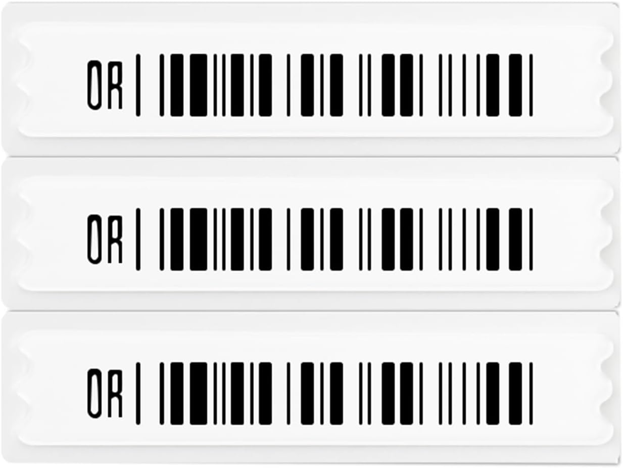 58khz Security Labels Sticker,5000 pcs Bar Code Fake Barcode Label Pack Security Tags Soft Labels with Mock Barcodes for Retail Anti-Theft Equipment