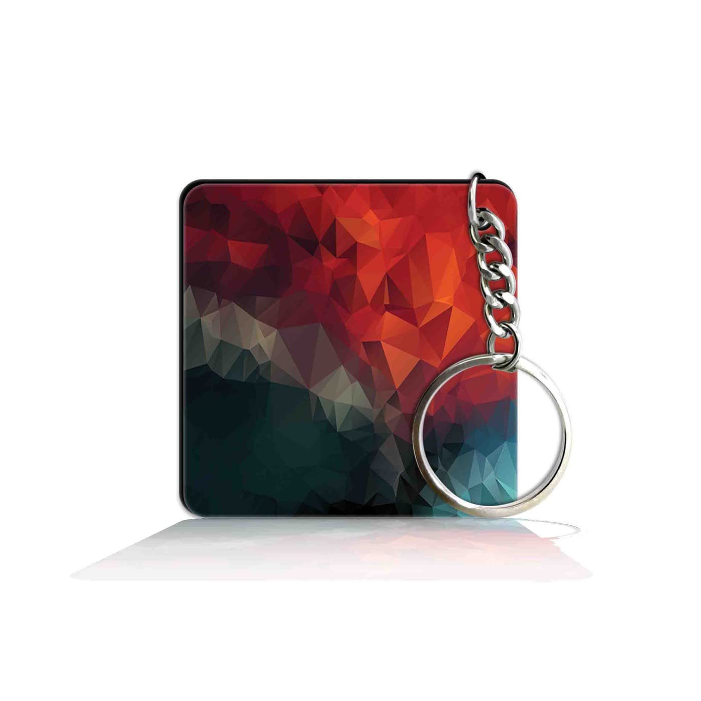 party gift Printed Square Keyring Keychain for Bag Wallet Purse Bike Car Cycle Lock Key House Keys 189-picture-16