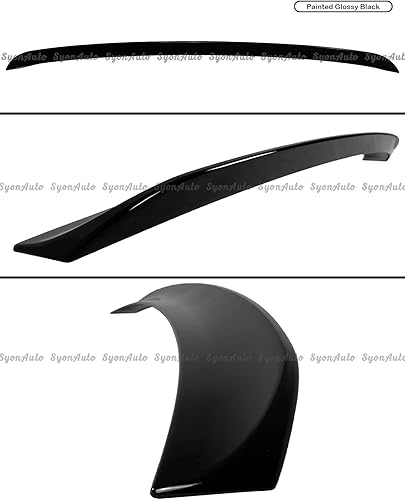 Miniatura 3 de Se adapta a Dodge Charger 2015-2025 - Tapa de alerón de techo de ventana trasera color negro brillante