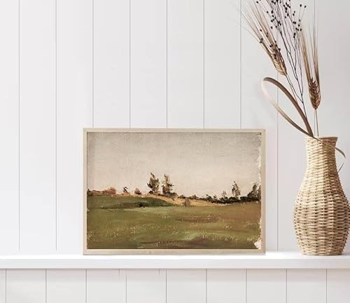 Vintage Wall Art Decor Canvas Wall Art Prints Farmhouse Wall Decor Vintage Poster For Room Aesthetic Landscape Mountains Lakes Flower Paintings For Wall Decorations For Bedroom Living Room Office- Set Of 5,Unframed (Lakes) #TOP5