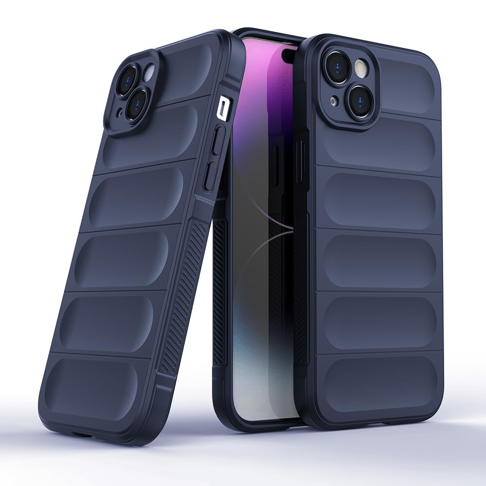 amazon basics Mobile Cover for Apple iPhone 15 Plus | Full Camera Protection | Liquid Silicon Case | Flexible Bumper Case for Apple iPhone 15 Plus (Dark Blue) (B0D1MT451J) Amazon Price History, Amazon Price Tracker
