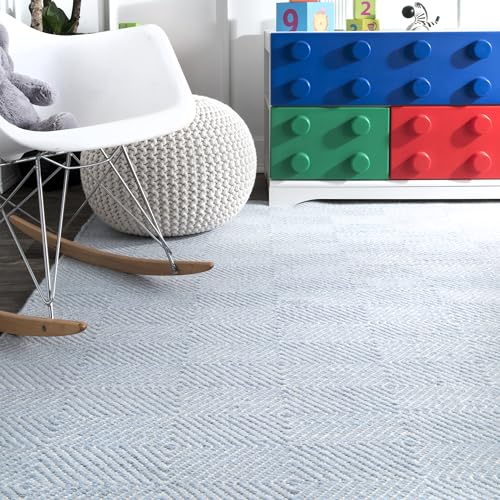 nuLOOM Tapete Geométrico 244x229 cm de Lana para Sala miniatura 6