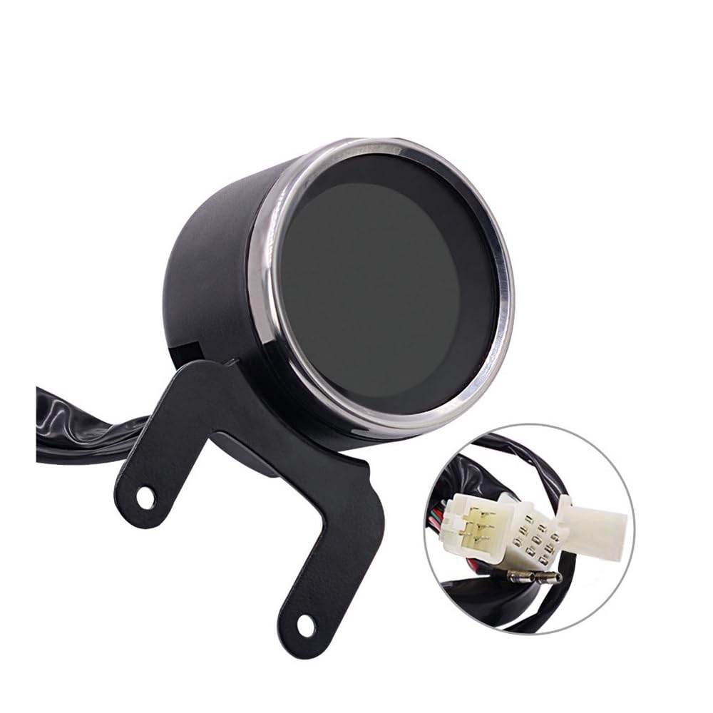 Contagiri contachilometri Contagiri Moto 12V Retroilluminazione A LED Per Tachimetro Digitale Temperatura Misuratore Carburante Indicatore Di Livello Moto