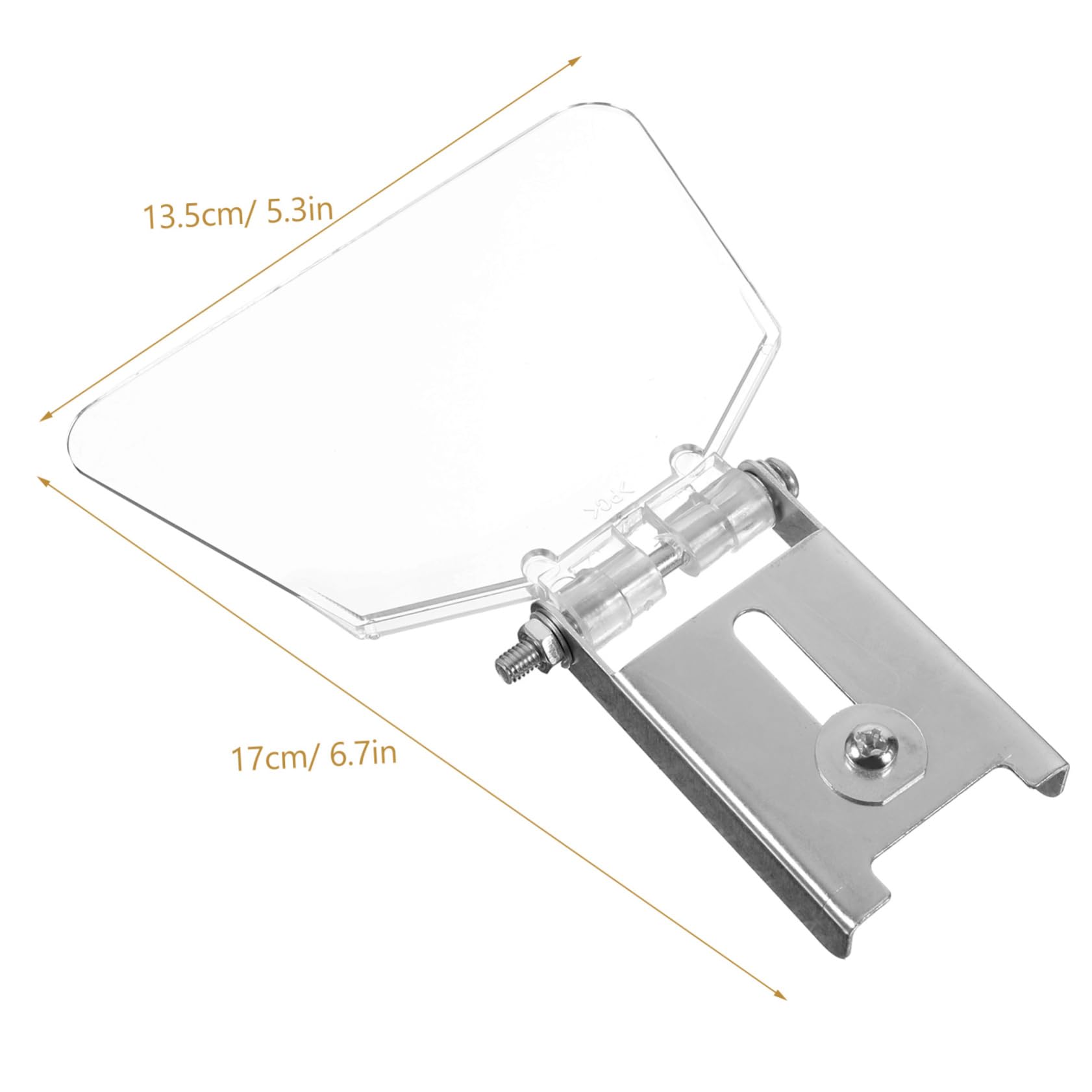 IWOWHERO Eye Shield for Bench Grinder 2pcs Set Bench Eye Shield Assembly Thickened Material for Safety