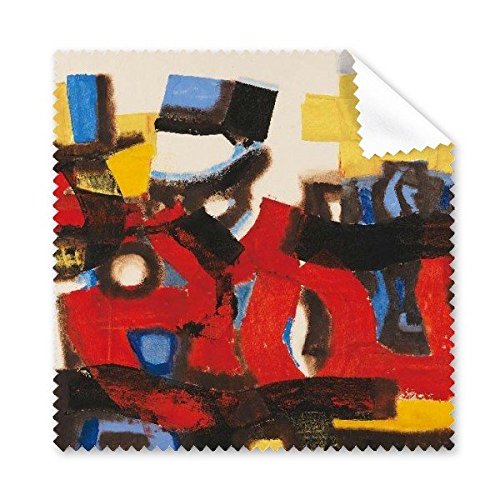 Cadeau chiffon de nettoyage lunettes original art abstrait lot de 5