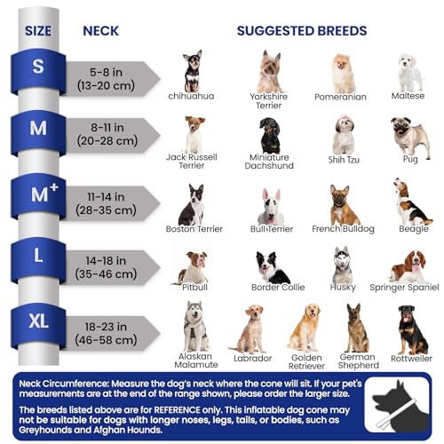 BARKLESS-Dog-Cone-Inflatable-Dog-Cone-After-Surgery-for-Large-Breeds-Soft-Surgery-Collar-with-Enhanced-Anti-Licking-Guard-Shield-for-Pets-Protective-Donut-Collar BARKLESS Dog Cone Inflatable Dog Cone After Surgery for Large Breeds Soft Surgery Collar with Enhanced Anti Licking Guard Shield for Pets Protective Donut Collar