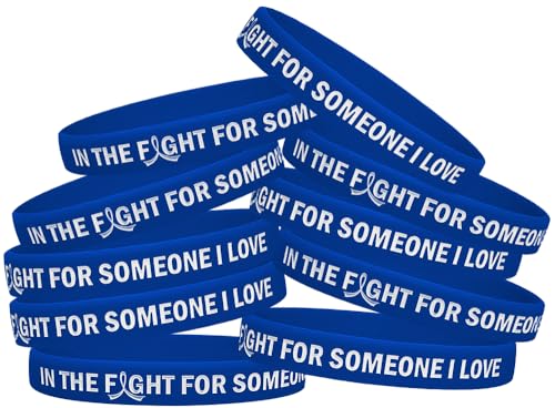 Bracelet en silicone souple bleu pour le sport en lot de 10