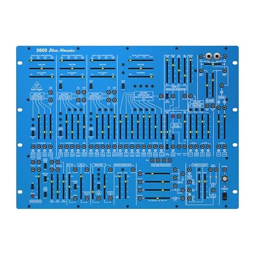 Behringer 2600 BLUE MARVIN Sintetizador Analógico Semimodular, Edición Especial, Con 3 VCO Y VCF Multimodo En Formato De Montaje De 8 Bastidores En U