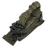 Material: Schwerlast Nylon Ein-Punkte Schlinge - TOOGOO(R)Einstellbare neue Ein-Punkte Schlinge Bungee taktisch Airsoft AEG Gurt Armee gruen