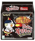 Samyang Stir Fried Hot Chicken Flavour Ramen Noodles, Pack of 5