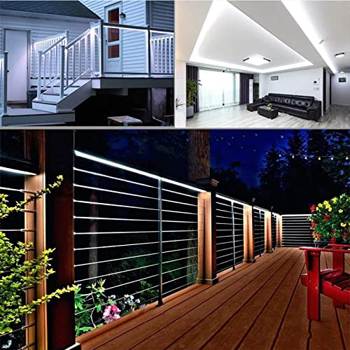 100ft LED Rope Lights Outdoor, 720 LED Connectable and Flexible Tube Lights with 8 Modes, Waterproof LED Rope Lighting for Garden, Patio, Pool, Bedroom, Party, Indoor Outdoor Decoration (White) by Jnaurb - Image 7