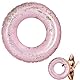 Aufblasbarer Schwimmreifen Schwimmring Erwachsene Groß PVC Schwimming Ring Schwimmringe Glitzer Sommer Schwimmring Aufblasbarer Schwimmreifen für Erwachsene Sommer Pool Party