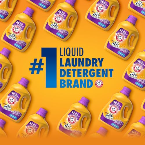 ARM & HAMMER Plus OxiClean Liquid Laundry Detergent, 122 Loads, 158.6 Fl Oz - image 2