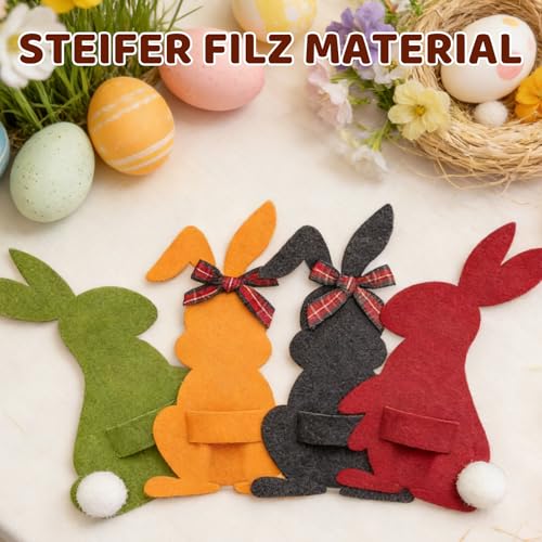 8 Stück Oster Geschenkbeutel, Geldgeschenk Ostern, Ostergeschenk Verpackung, Kleines Ostergeschenk Erwachsene, Osterhasen Geldgeschenke für Familienaktivitäten