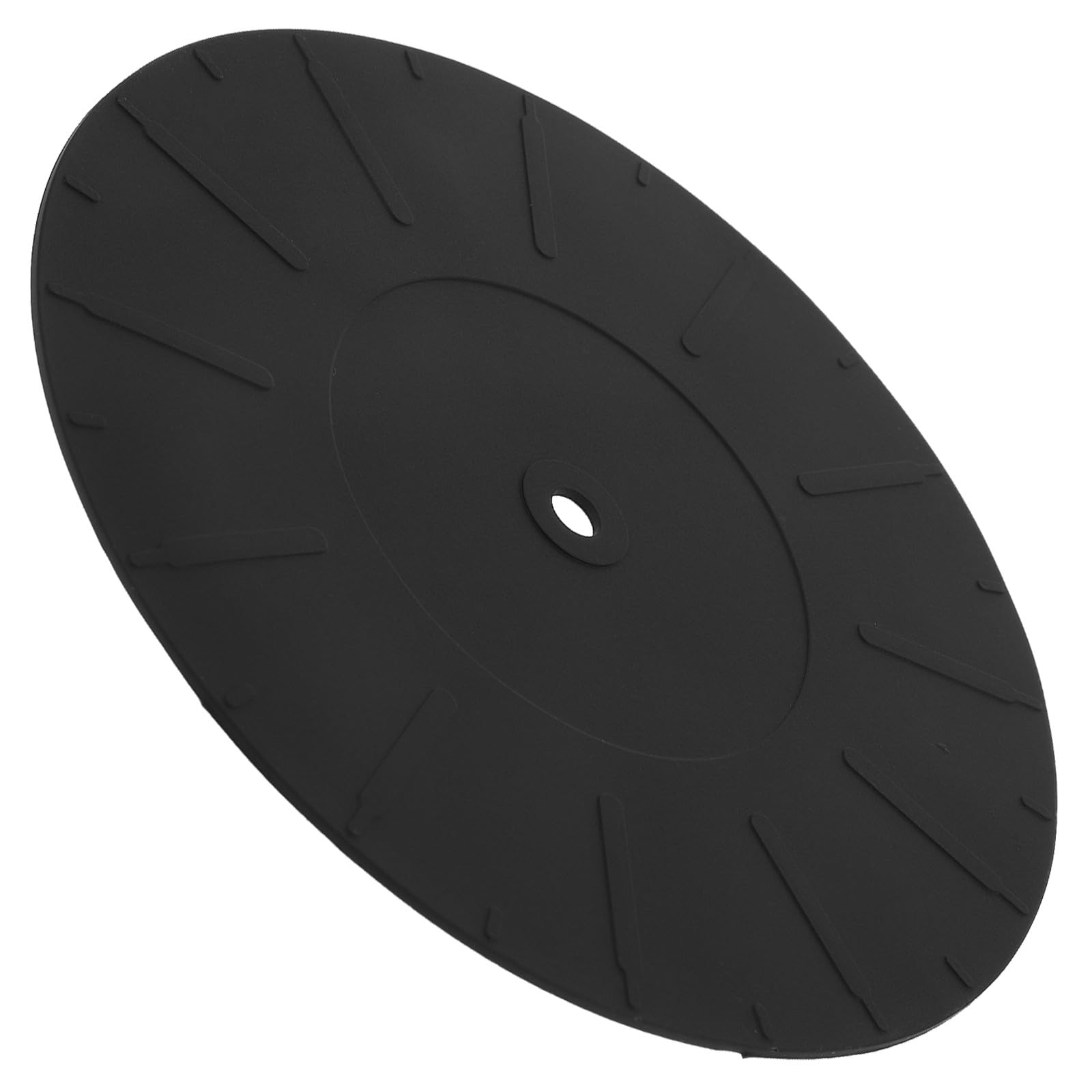 POPETPOP Alfombrilla de 170mm de Silicona para Tocadiscos Antideslizante Protector Antiestático que Aumenta Adhesión y Reduce Vibración en Discos de Vinilo