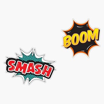 MAGNET Boku MHA Anime Bakudeku Smash Boom Magnet Vinyl Magnetic Sticker 20 mil - Size 5"