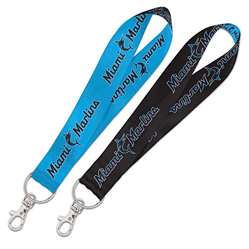 MLB Miami Marlins Lanyard Key Strap, 1"