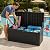 220 Gallon Large Outdoor Storage Box, Waterproof Patio Cushion Deck Box