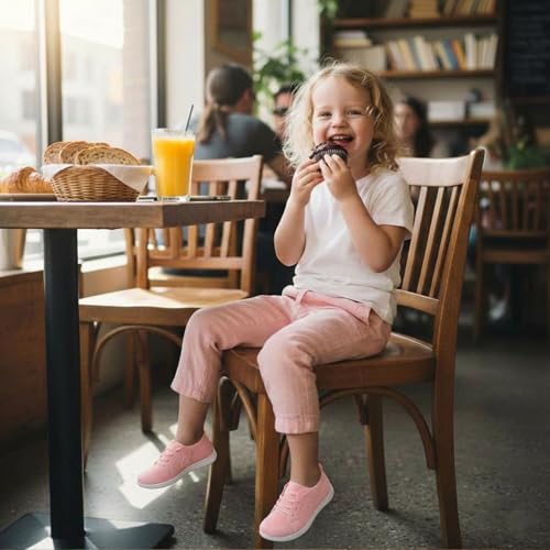 Image of JOINFREE Toddler Shoes Girls Boys Wide Barefoot Shoes Minimalist Walking Sneakers Zero Drop Slip on Tennis Shoe Breathable Naturally Flexible
