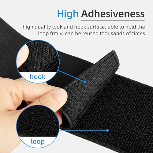 Image of Comfytemp Ice Pack Strap, Stretchable, Reusable, 4pcs, Ice Belt Extender Straps, Stretch Straps, Elastic Hook and Loop Extension Straps Add Length to Most Ice Packs, Multiple Uses