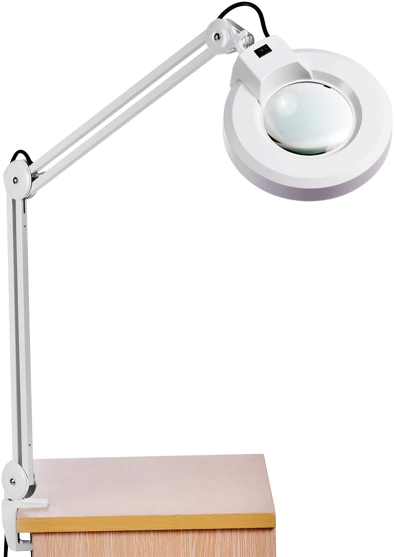 Wakrays 8X Desk Table Clamp Mount Rolling Adjustable