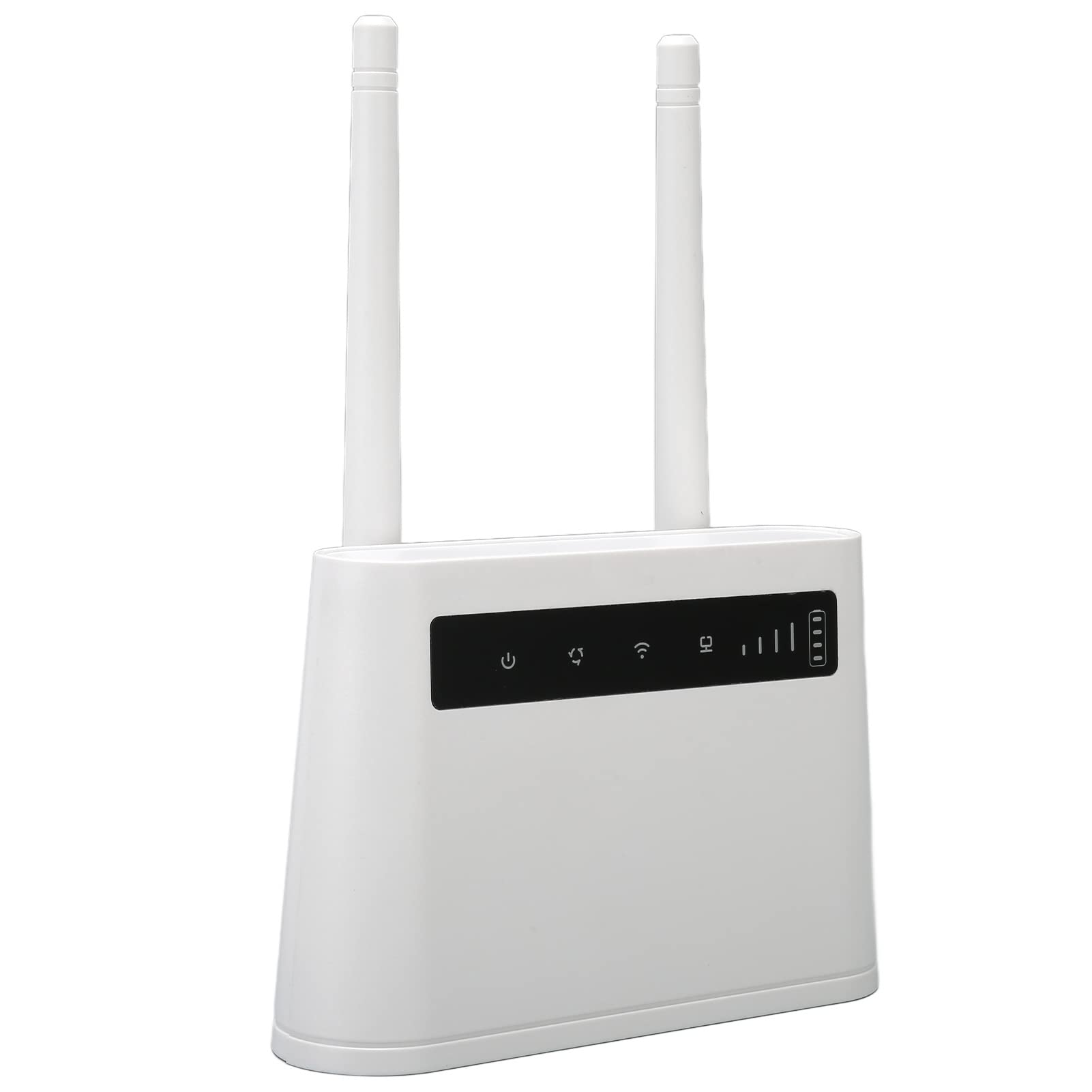 Bewinner Router Modem 4G LTE Sbloccato con Slot per Scheda SIM, WiFi 300 Mbps, Router Hotspot WiFi Mobile Wireless con 2 Antenne, Router LTE Wireless per la Famiglia Dell'ufficio