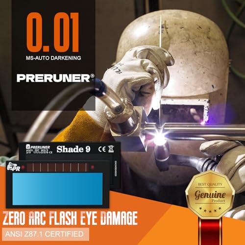 Image of Core Series HD Shade 9 Auto Darkening Welding Lens 2 inchx4 1 /4 inch, Slim 0.2 inch True Color Welding Lens with Natural View for Pancake & Sugar Scoop Welding Hoods