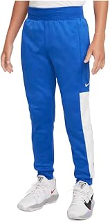 Big Boys Therma-Fit Elite Basketball Pants (Game Royal/White, Medium)