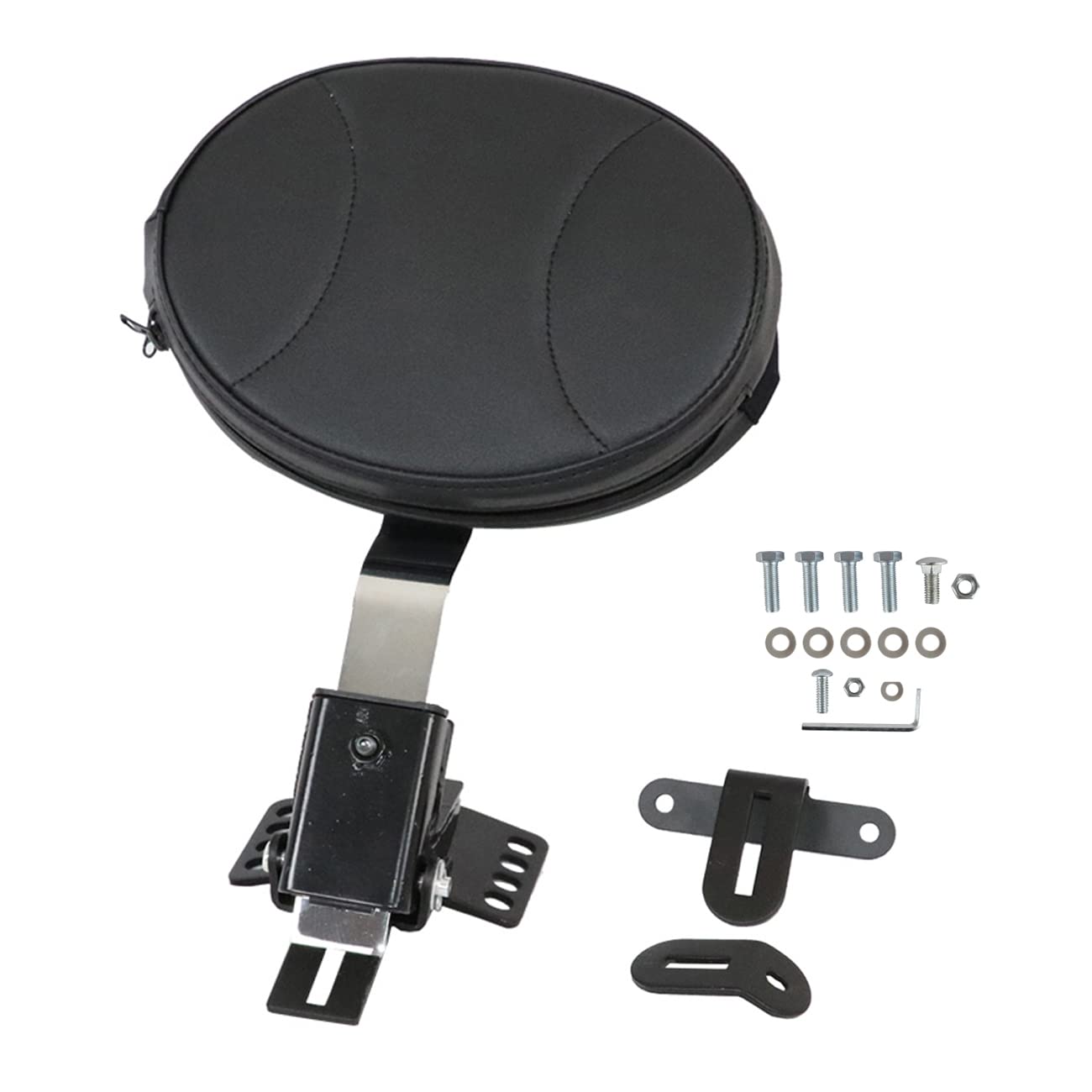 Photo 1 of AUFER Adjustable Plug-in Driver Rider Backrest Custom Made Compatible With For 1997-2022 Touring Road King Street Glide Road Glide Electra Glide Models