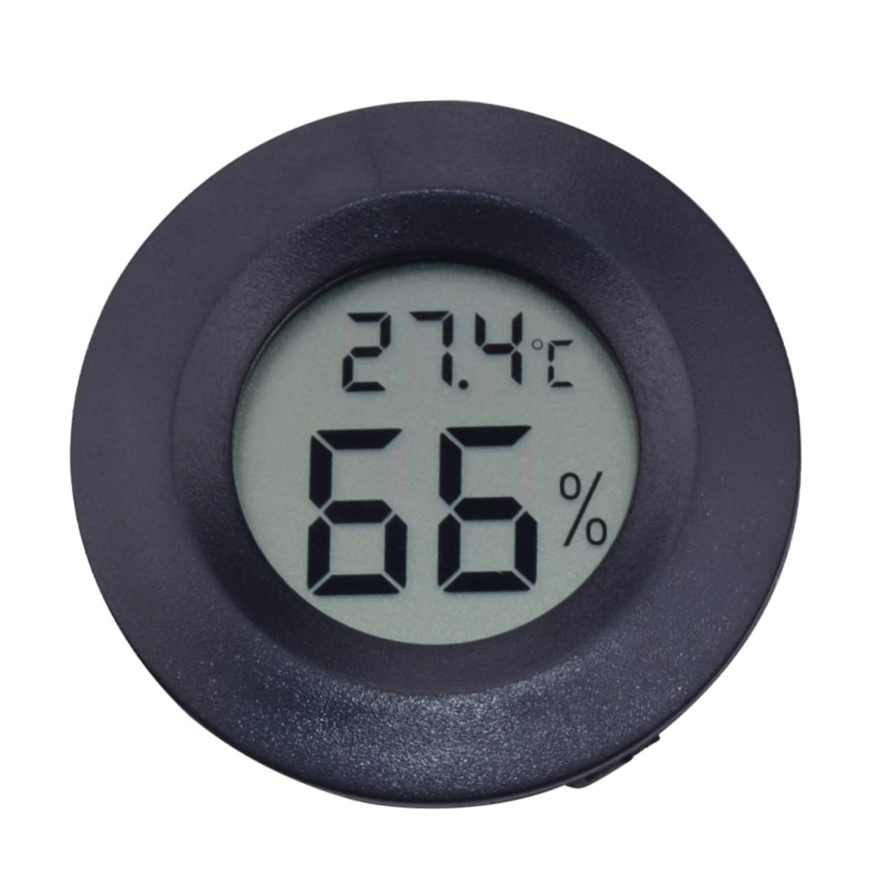 Abaodam 3 Set Termometro Accessori per Rettili umidità Terrario per Rettili Rettile Casa Forniture di Terrario di Temperatura Dell'acquario Black 4 Pezzi*3
