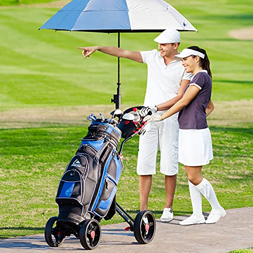 Comparte este contenido con los demás golfistas Buffer Email Print Facebook Linkedin Telegram Pinterest Twitter Whatsapp Comienza a entrenar con tu propio entrenador personal Pulsa aqui 👆 si quieres tener un estilo de vida mas saludable COSTWAY-Carrito-de-Golf-con-4-Ruedas-Carro-de-Golf-Plegable-con-Asa-AjustableParagueroPortavasos-y-Marcador-Carro-de-Empuje