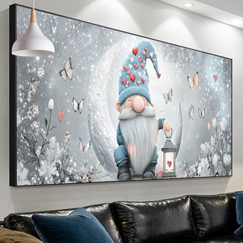 Diamond Painting Papillon Dessin Animé XXL Broderie Diamant 120x40cm SP-833