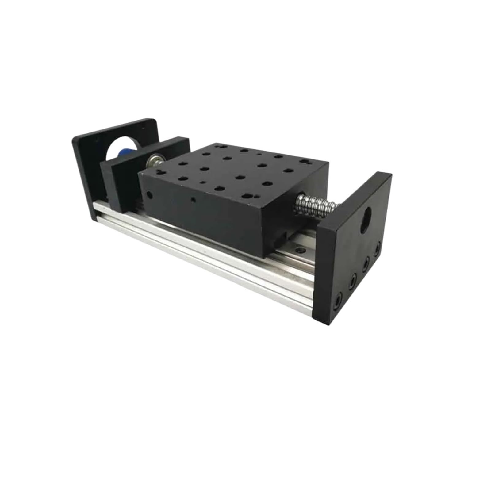 Mesa deslizante de doble carril 80 mm ancho con eje XYZ y guía lineal husillo bolas CNC, 4 deslizadores, 1204/1605/1610, carga kg(SFU1610 100x80 table,1000mm Stroke)