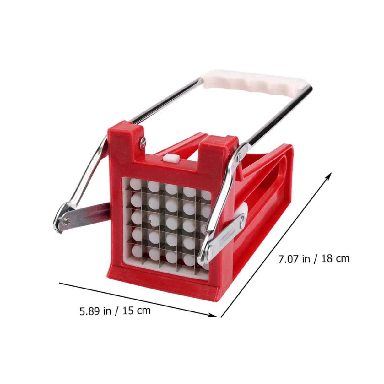 Tagliapatate Manuale 1 Pz in ABS e Pp, Acciaio Inox per Cucina