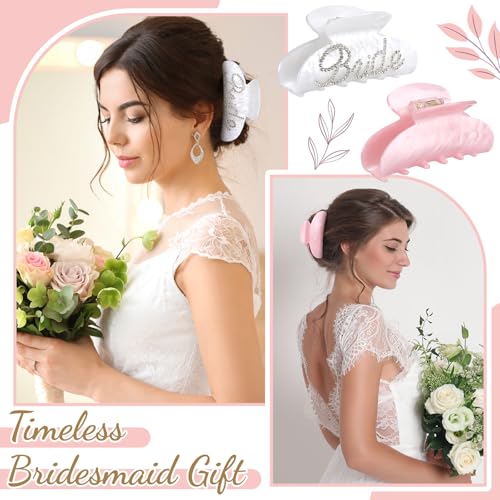 Set de 8 pinzas para novia y damas de honor miniatura 6
