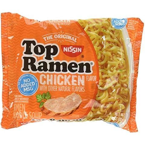 Nissin Top Ramen Noodle Soup Chicken Flavor 3 Ounce Packages - 5 Pack Cover