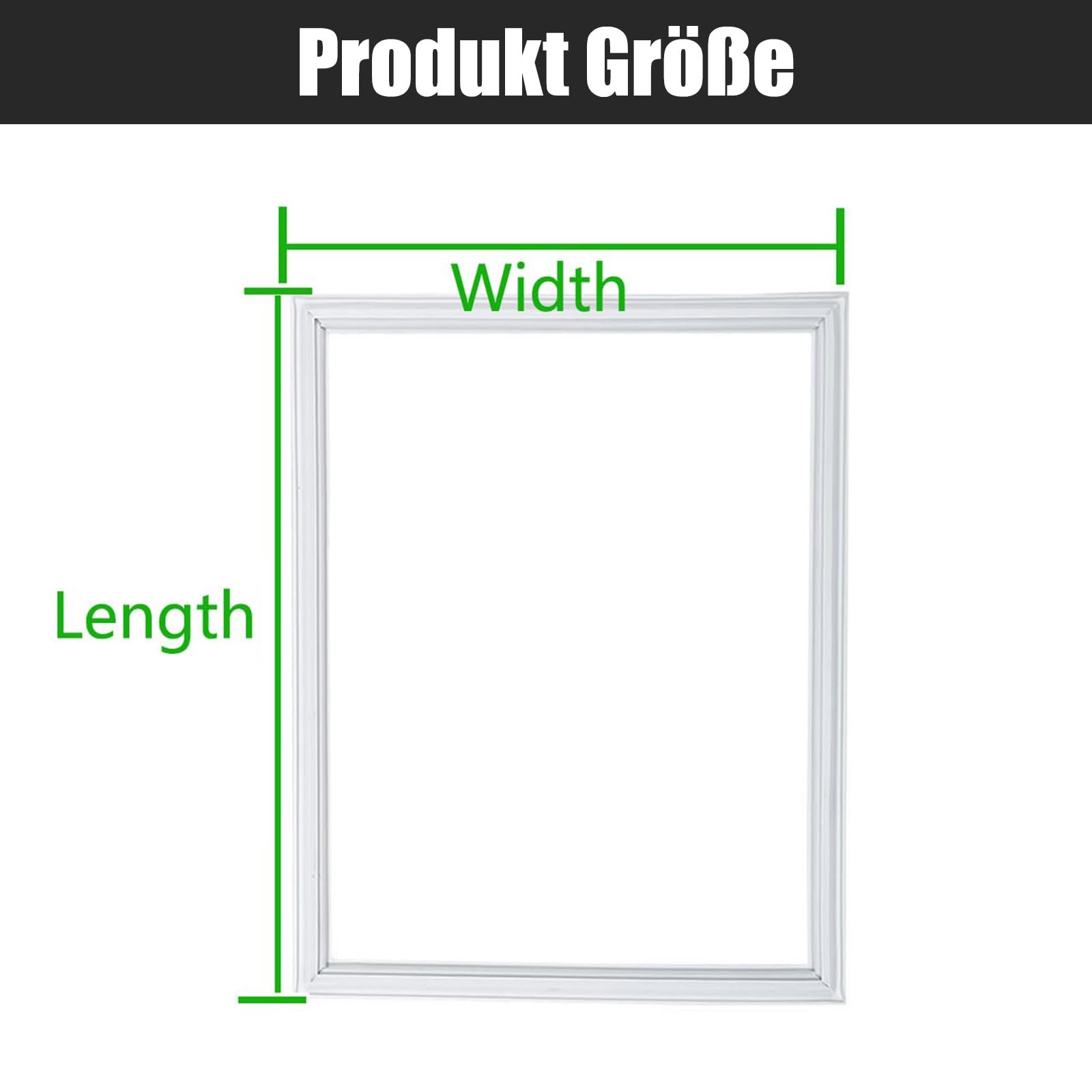 Kühlschrankdichtung Türdichtung Dichtung, Magnetdichtung Gummidichtung Dichtung Kühlschrankdichtung für Kühlteil Kühlschrank