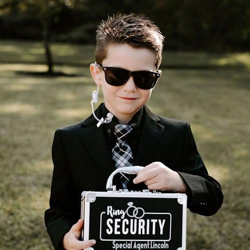 Mr&MrsGifts Ring Security Sunglasses for Wedding UV400 Protective BPA-Free Ring Bear Proposal Gifts3