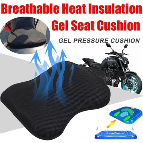 Coussin de siège en gel antidérapant absorption vibrations moto